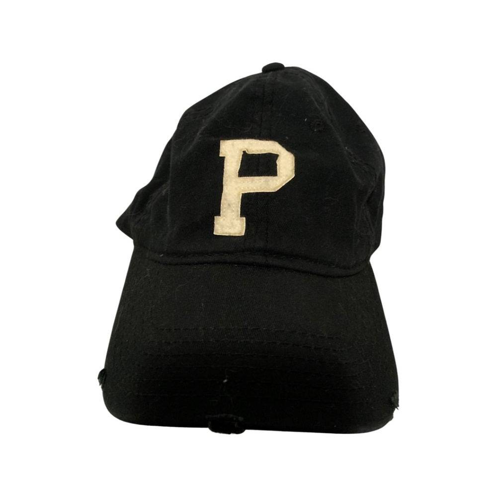 Unisex Adult Portland Gear Distressed Dad Cap in Black